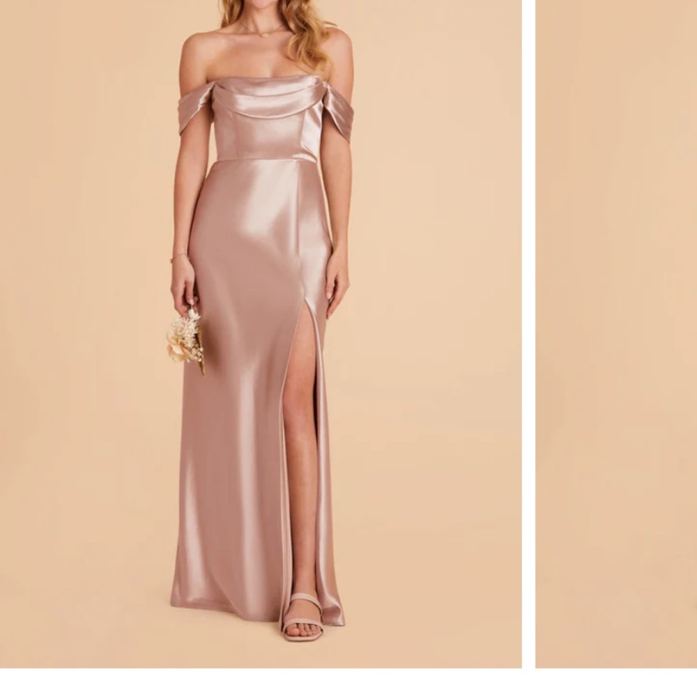Birdy Grey Mia Convertible Dress Elegant Off-Shoulder Satin Gown